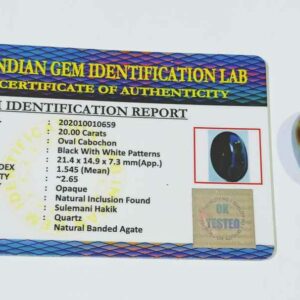 Abhimantrit Sulemani Hakik (Agate) Stone & Lab Certified  20 Carat - Image 3