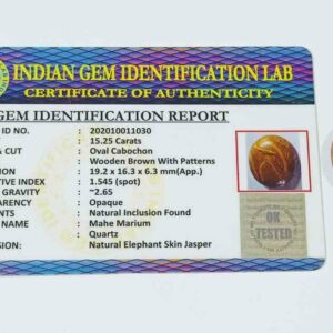 Abhimantrit Mahe Marium Stone & Lab- Certified 15.25 Carat - Image 2