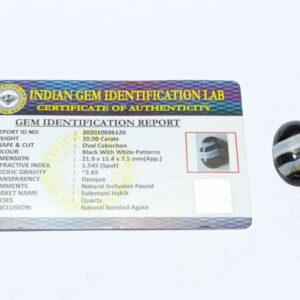 Sulemani Hakik (Agate) Stone Lab Certified & Abhimantrit  20 Carat - Image 3
