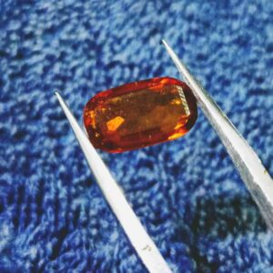 Abhimantrit Hessonite (Gomed) Oval Shape  7.25 Carat - Image 5