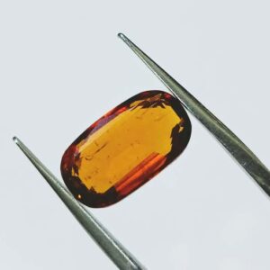 Abhimantrit Hessonite (Gomed) Oval Shape  5.25 Carat - Image 5
