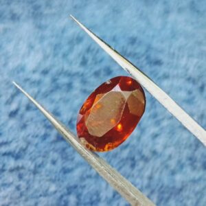 Abhimantrit Hessonite (Gomed) Oval Shape  8.25 Carat - Image 6