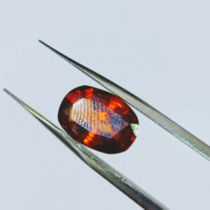 Abhimantrit Hessonite (Gomed) Oval Shape  6.25 Carat - Image 5