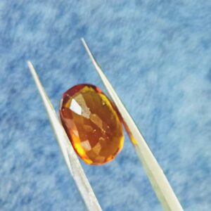 Abhimantrit Hessonite (Gomed) Oval Shape  6.25 Carat - Image 2