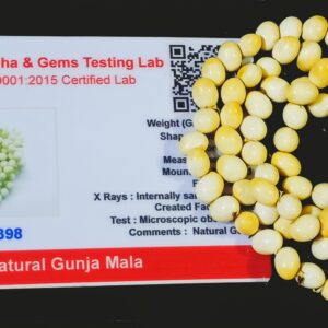 Abhimantrit Certified White Gunja Mala - For Karz Related & Power to Attract Wealth - Image 2