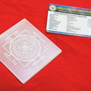 Abhimantrit Energized Selenite Shree yantra (powerful Yantra) - Image 2
