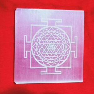 Abhimantrit Energized Selenite Shree yantra (powerful Yantra) - Image 3