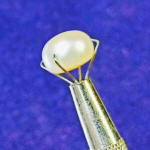 Abhimantrit Pearl (Moti) Stone 6.25 Carat Certified - Image 1