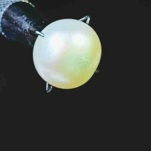 Abhimantrit Pearl (Moti) Stone 6.25 Carat Certified - Image 3