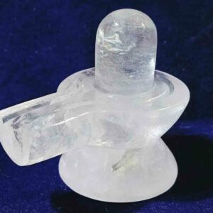Indian Sphatik Shivling 126 Gram Certified - Image 1