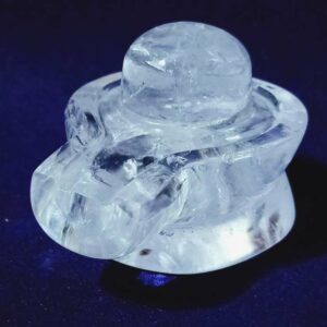 Indian Sphatik Shivling, 136 Gram Certified - Image 2