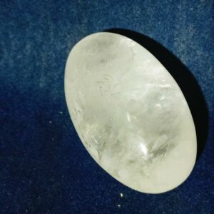 Abhimantrit Indian Sphatik Shiv Lingam 110 Gram & Certified - Image 1