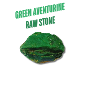 Natural Green Aventurine Raw Stone (1 Piece - 90 Gram Apprx.) Certifed & Abhimantrit - Image 2