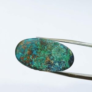 Abhimantrit Firoza (Turquoise) Stone Certified - 25 Carat - Image 4