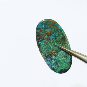 Abhimantrit Firoza (Turquoise) Stone Certified - 25 Carat - Image 5