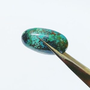Abhimantrit Firoza (Turquoise) Stone Certified - 25 Carat - Image 3