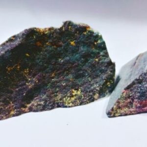Natural Ruby Raw Stone (2 Piece) Certifed - Abhimantrit - Image 2