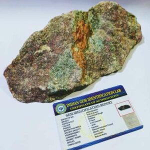 Natural Ruby Raw Stone (1 Piece) 900 Gram & Certifed - Abhimantrit - Image 2