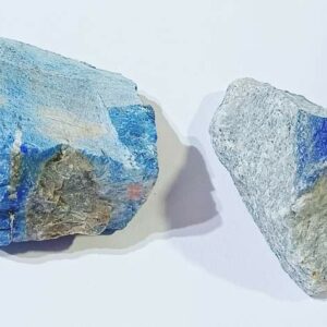 Natural Lapis Lazuli Raw Stone (2 piece) Certified & Abhimantrit - Image 2