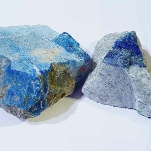 Natural Lapis Lazuli Raw Stone (2 piece) Certified & Abhimantrit - Image 4