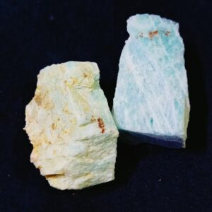 Original Amazonite Raw Stone (2 piece) Certified & Abhimantrit - Image 2