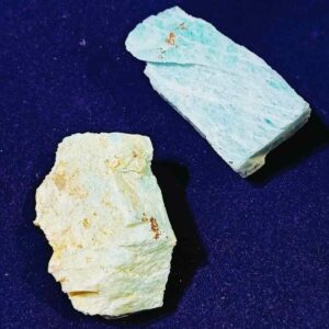Original Amazonite Raw Stone (2 piece) Certified & Abhimantrit - Image 3