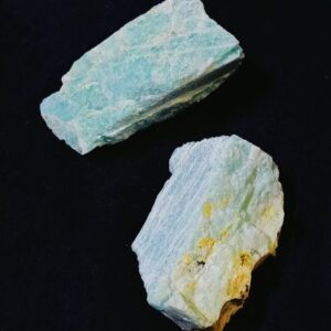 Original Amazonite Raw Stone (2 piece) Certified & Abhimantrit - Image 4