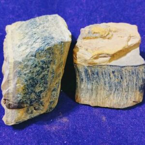 Abhimantrit Tiger eye Raw Stone (2-3 piece) Original & Certified - Image 2