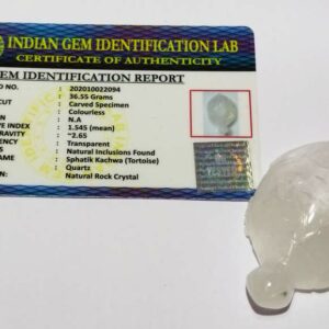 Indian Sphatik Kachua & Lab- Certified 35 to 40 Gram - Image 1
