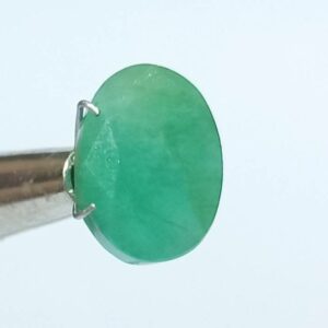 Abhimantrit Panna Stone (Emerald) Oval shape & Lab Certified - 6.25 Carat - Image 1