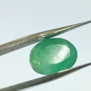 Abhimantrit Panna Stone (Emerald) Oval shape & Lab Certified - 6.25 Carat - Image 4