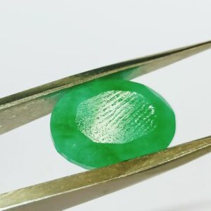 Abhimantrit Panna Stone (Emerald) Oval shape & Lab Certified - 8.25 Carat - Image 4