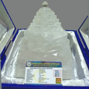 Natural Indian Sphatik Shree Yantra Abhimantrit & Certified 5.7 KG - Image 2