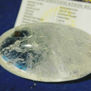 Abhimantrit Indian Sphatik Shiv Lingam & Lab Certified 104 Gram - Image 3