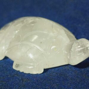 Natural Indian Sphatik Kachua (Tortoise) & Lab Certified 55 to 60 Gram Approx - Image 1