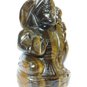 Natural Tiger Eye Hanuman ji Idol Abhimantrit & Certified 270 Gram - Image 4