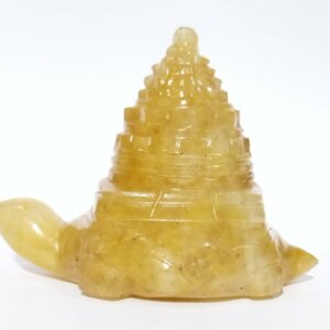 Genuine Yellow Aventurine Meru Shree Yantra Abhimantrit & Certified 205 Gram - Image 6