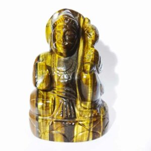 Natural Tiger Eye Hanuman ji Idol Abhimantrit & Certified 255 Gram - Image 4