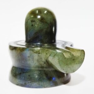 Natural Labradorite Shivling Abhimantrit & Certified 211 Gram - Image 5