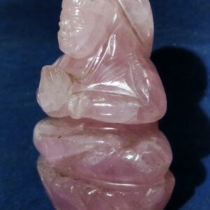 Natural Rose Quartz Parvati Ji Idol Abhimantrit & Certified 251 Gram - Image 6