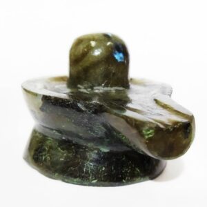 Natural Labradorite Shivling Abhimantrit & Certified 94 Gram - Image 4