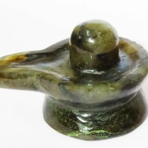 Natural Labradorite Shivling Abhimantrit & Certified 94 Gram - Image 1