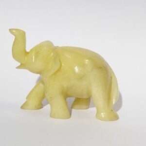Yellow Aventurine Elephant Figure Abhimantrit & Certified  82 Gram - Image 5