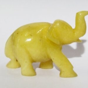 Yellow Aventurine Elephant Figure Abhimantrit & Certified  82 Gram - Image 4