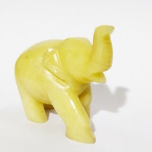 Yellow Aventurine Elephant Figure Abhimantrit & Certified  82 Gram - Image 3