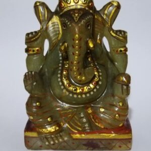 Light Green Aventurine Ganesh ji  Idol Certified & Abhimantrit 401 Gram - Image 7