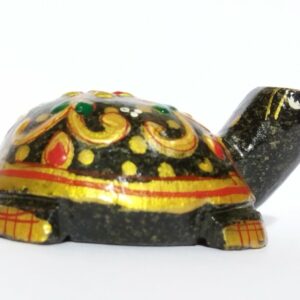 Tourmaline Tortoise (Kachwa) Figure Abhimantrit & Certified 111 Gram - Image 4
