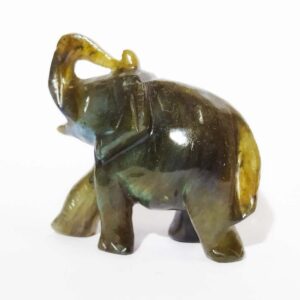 Original Labradorite Elephant Figure 61 Gram Abhimantrit & Certified - Image 4