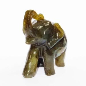Original Labradorite Elephant Figure 61 Gram Abhimantrit & Certified - Image 7