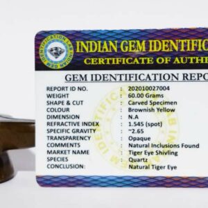 Natural Tiger Eye Shivling Abhimantrit & Certified 60 Gram - Image 2